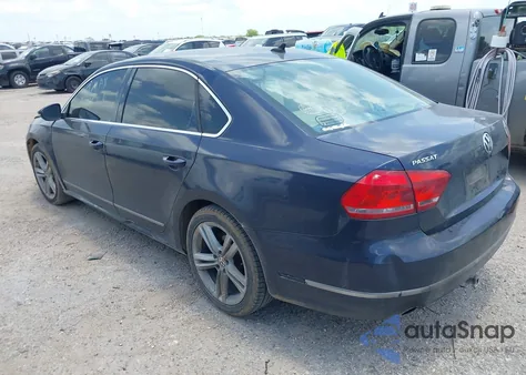 2012 Volkswagen Passat 2.0L Tdi Sel Premium из США, поврежденный, VIN 1VWCN7A34CC031865
